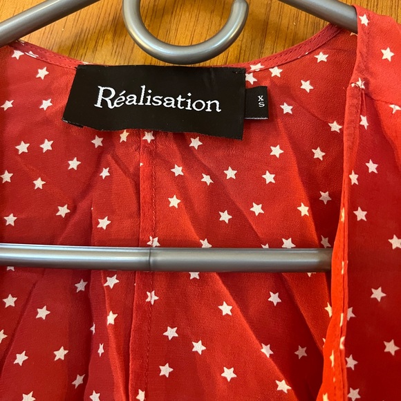 Silk Printed Button-Up Top - Picture 3 of 4